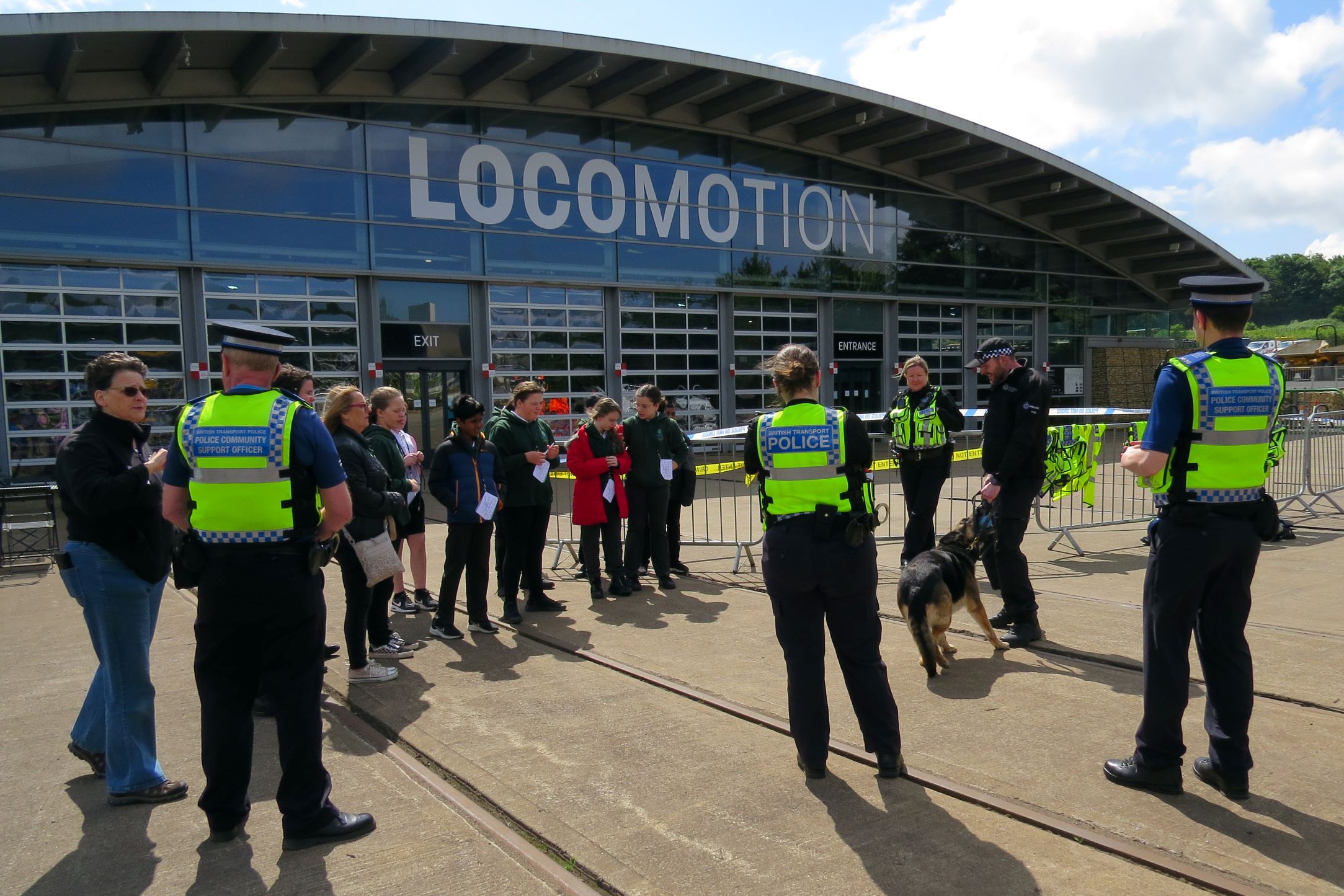 Northwood Primary with British Transport Police