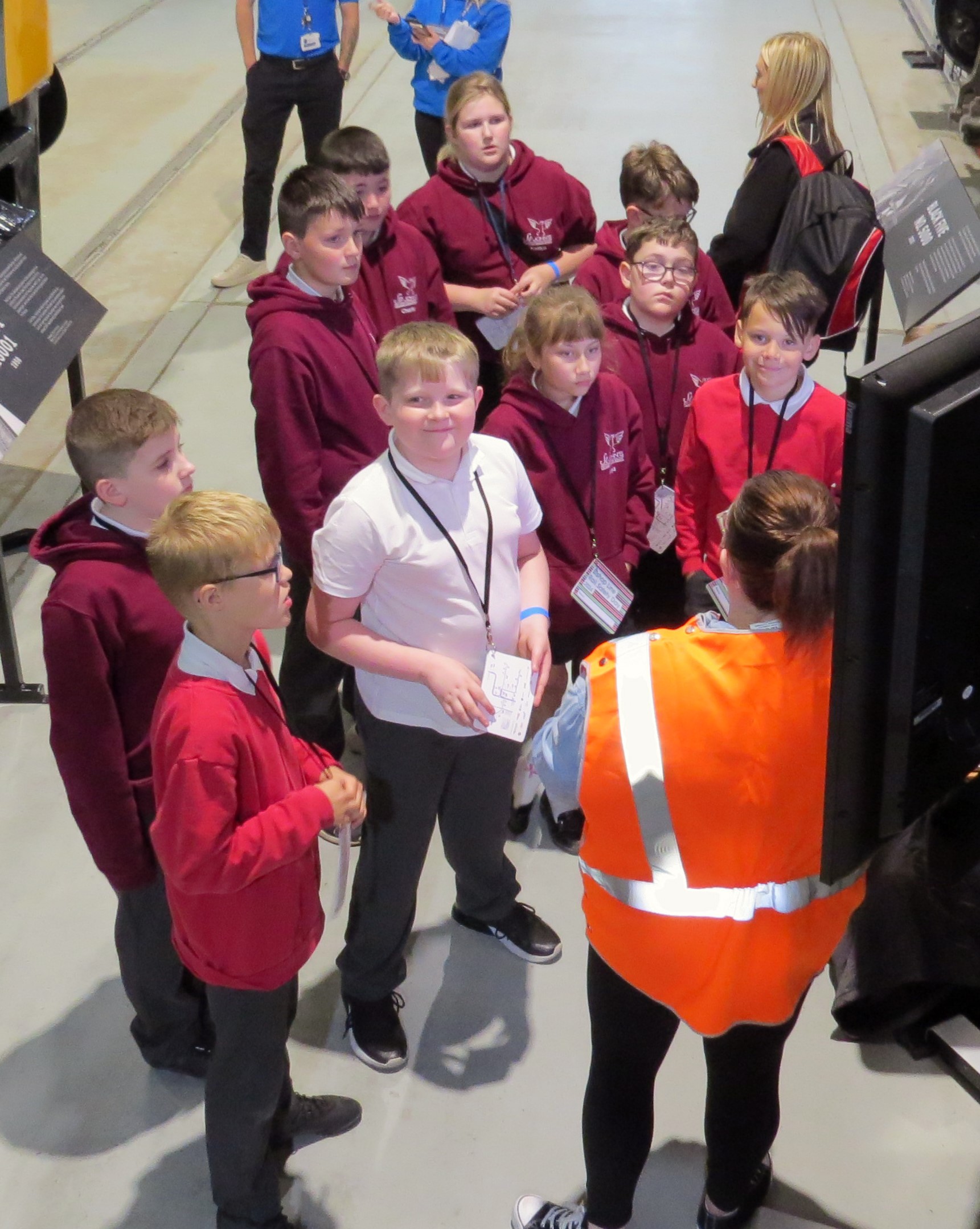 CrossCountry colleague explaining what its like to be a driver with St John's CE Primary