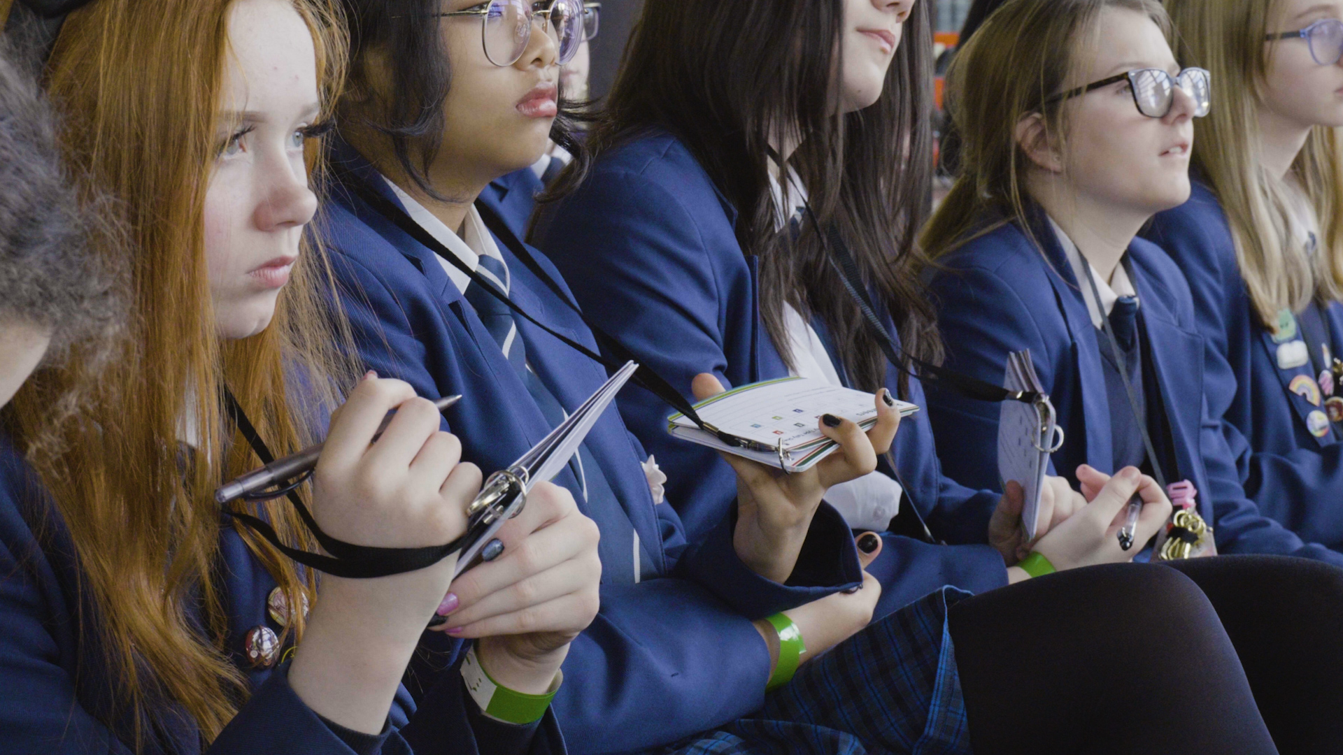 Students doing the MySkills quiz