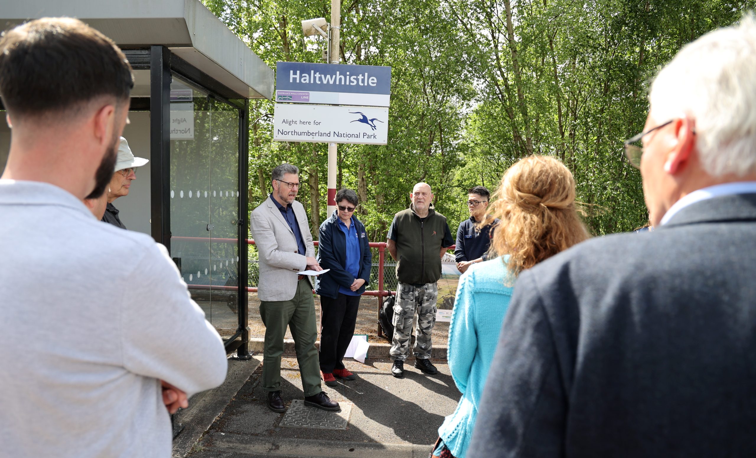 Bill Freeman, Interim Chief Exec of Community Rail Network welcoming guests to the Community Rail Week Launch