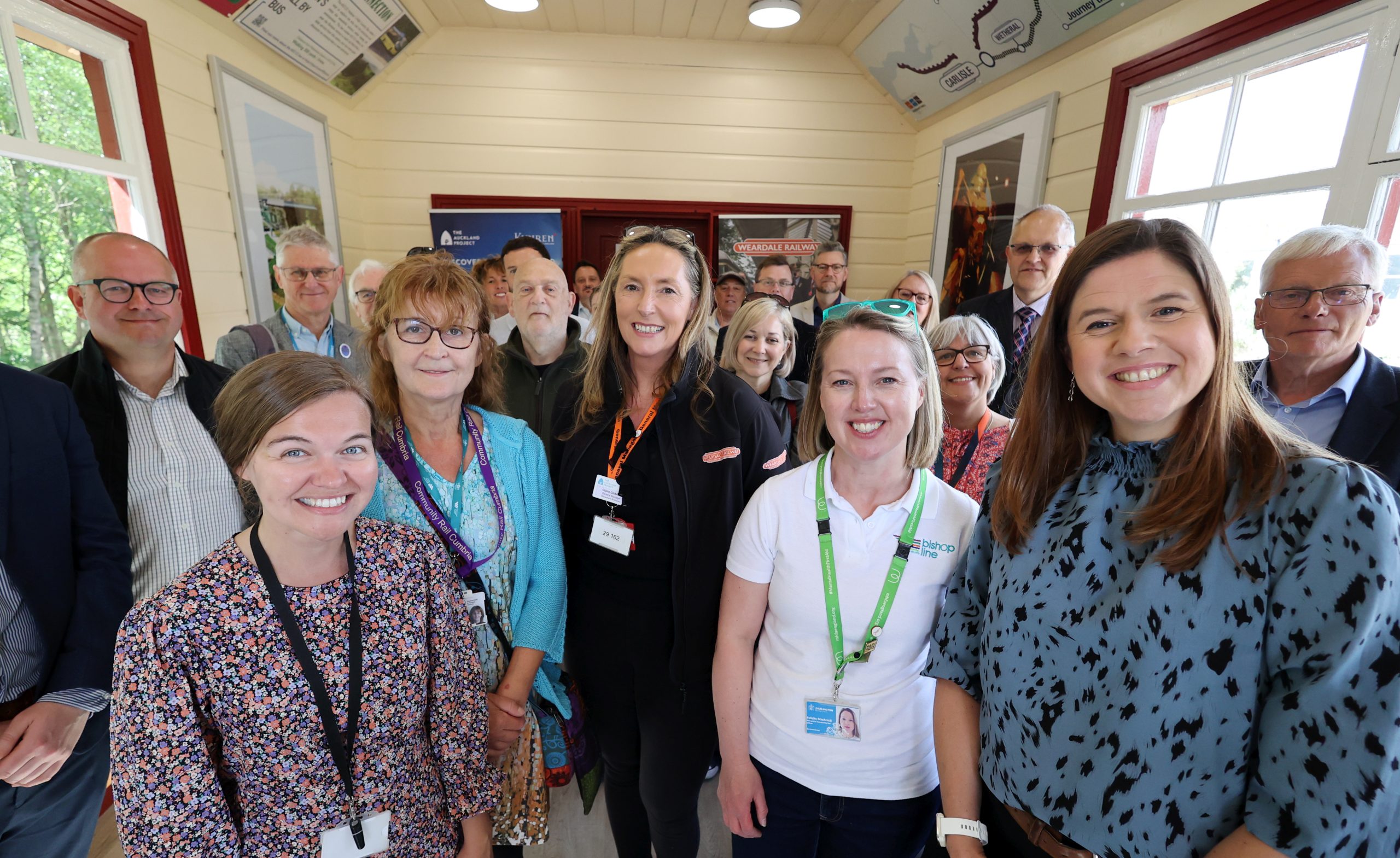 Community Rail Cumbria, Weardale Railway, The Auckland Project, Bishop Line and Hadrian's Wall representatives