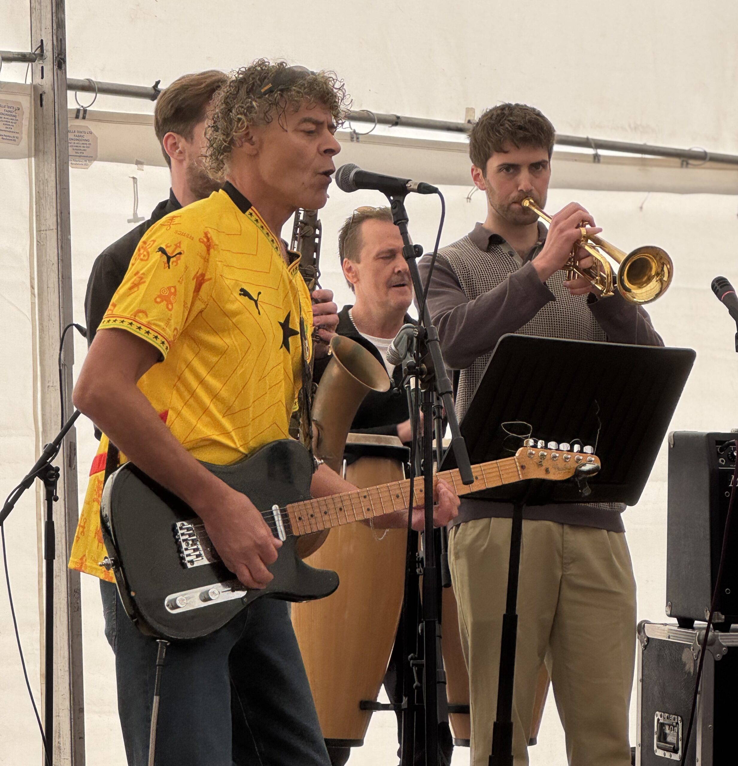 Hard Times Band performing at Hopetown Darlington