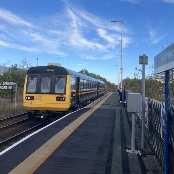 Train at Heighington Station